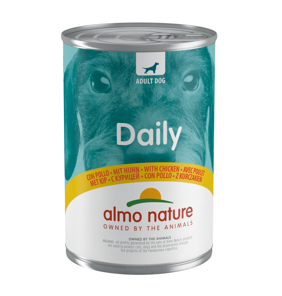 Afbeelding Almo Nature Daily Menu met Kip 400 g – Natvoer Hond