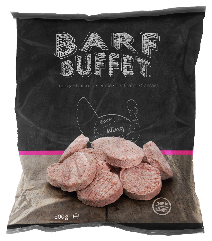 Afbeelding BARF Hond – Barf Buffet Kalkoen Karkas