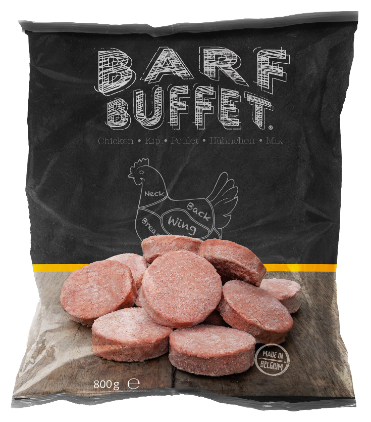 Afbeelding Barf Buffet Kip Mix – BARF Hond
