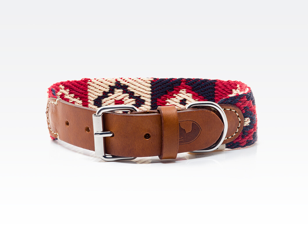 Afbeelding Buddys Peruvian Indian Red – Halsband Hond
