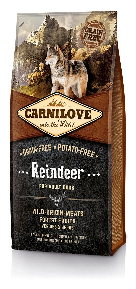 Afbeelding Carnilove Adult Rendier 12 kg – Korrels Hond