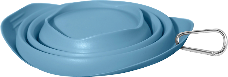 Afbeelding Inklapbare Drinkbak Hond – Kurgo – Collaps A Bowl blauw
