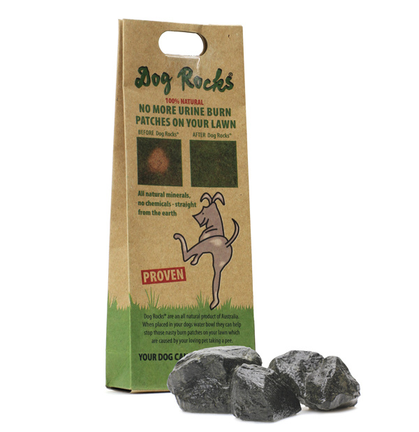 Afbeelding Dog Rocks Natuursteen – Geen urine brandplekken meer in uw gazon