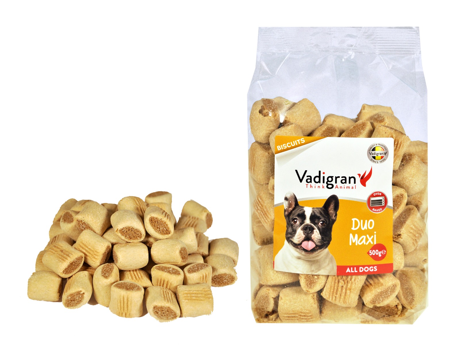 Afbeelding Snack Hond Biscuit Duo Maxi 500 g