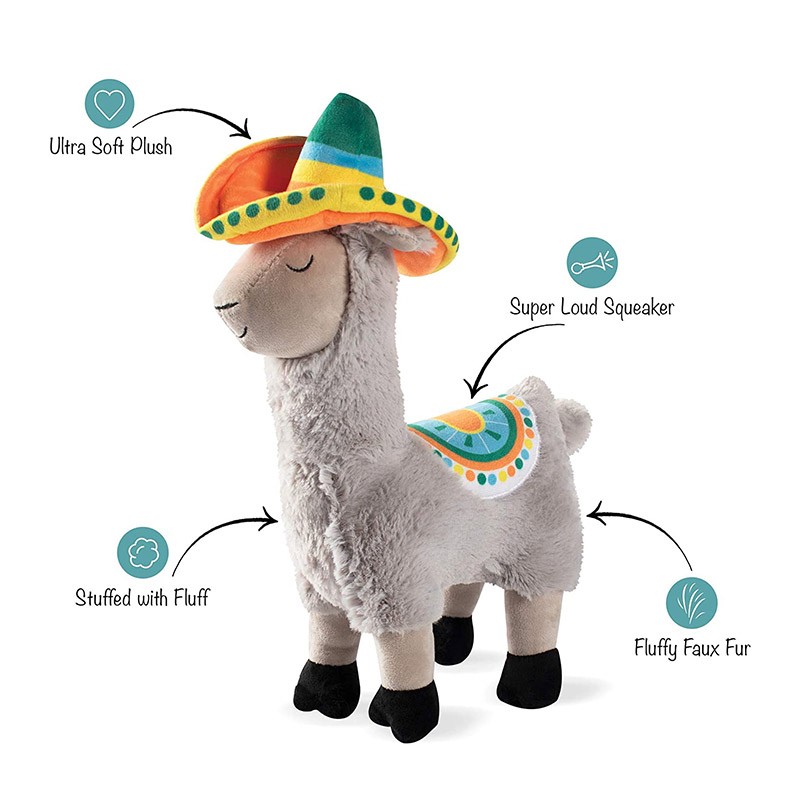 Afbeelding Honden speelgoed – Fiesta Alpaca Knuffel
