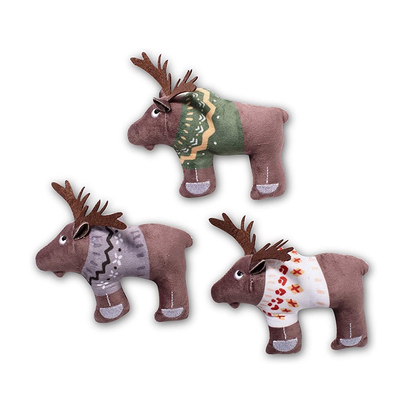 Afbeelding Knuffel Hond – Sweater Moose 3 stuks