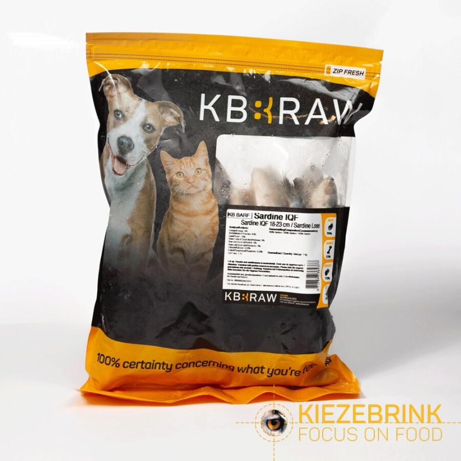 Afbeelding Sardines 1 kg – BARF Hond Kiezebrink