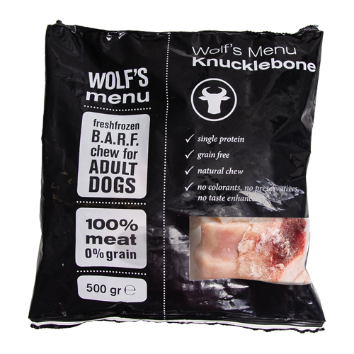 Afbeelding Knucklebone Wolf’s Menu – Diepgevroren snack hond