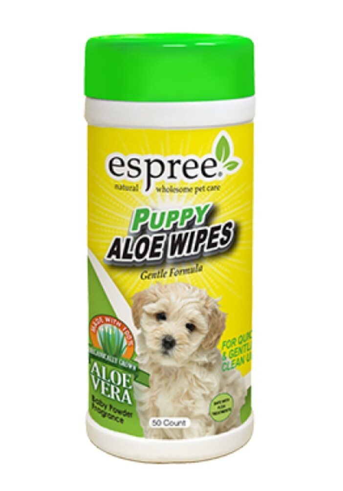 Afbeelding Espree Puppy pet care wipes – Hypo allergene puppy doekjes