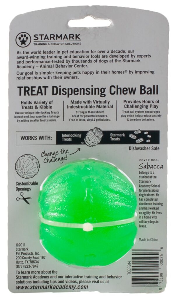 Afbeelding Starmark Chew Ball – Voederbal Hond