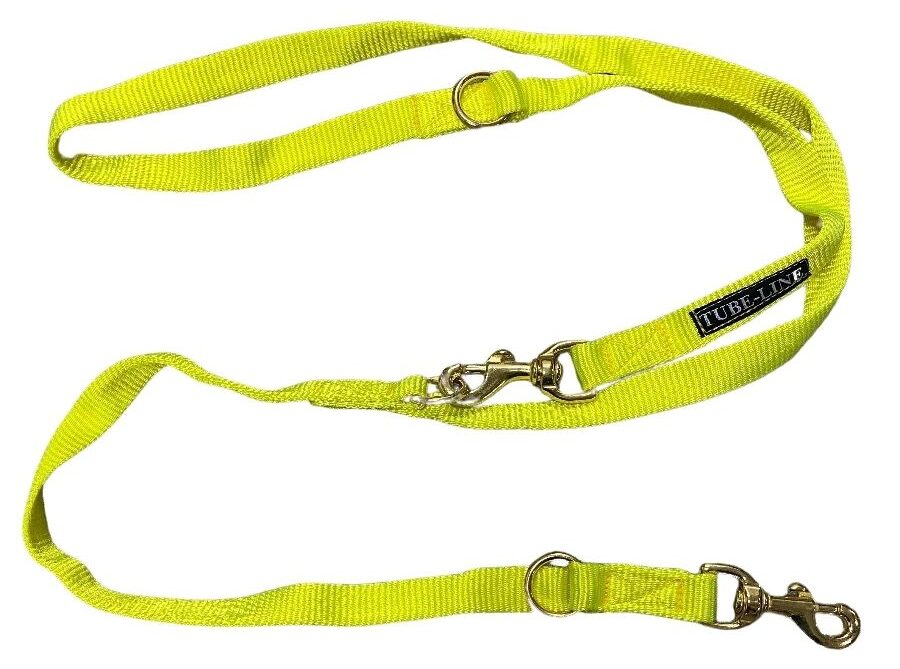 Afbeelding Leiband Hond – Politielijn Tube Line geel