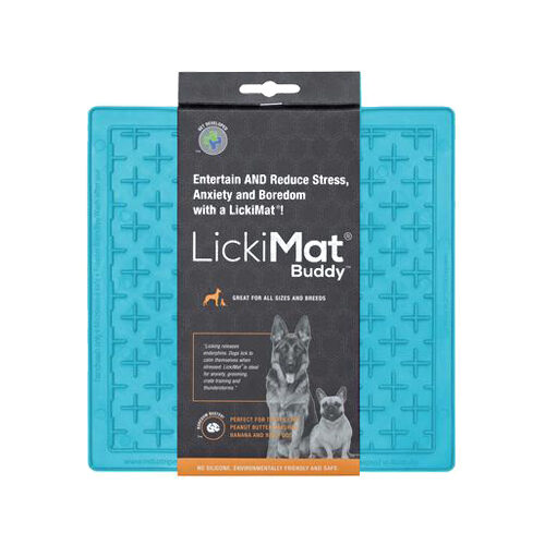 Afbeelding LickiMat Buddy Turquoise – Slowfeeder Hond