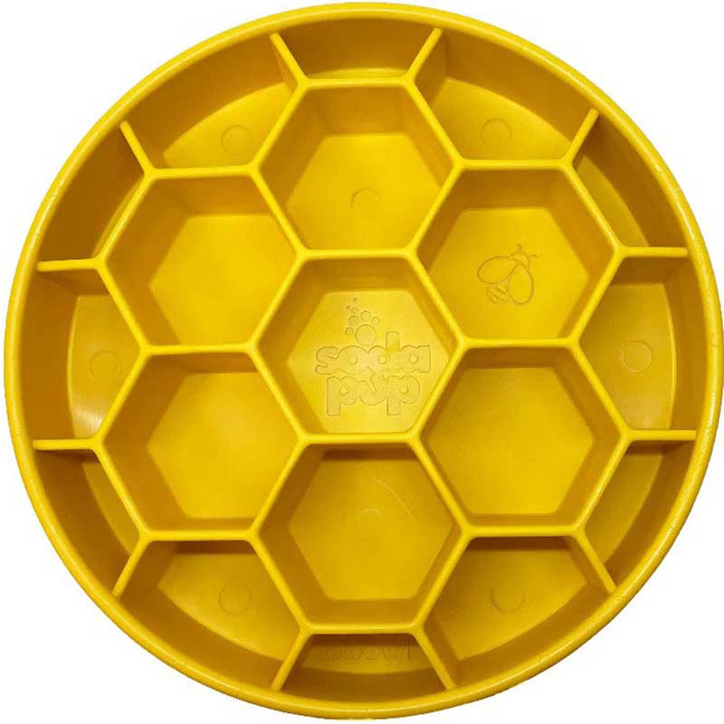Afbeelding Sodapup Honeycomb Ebowl Slow Feeder