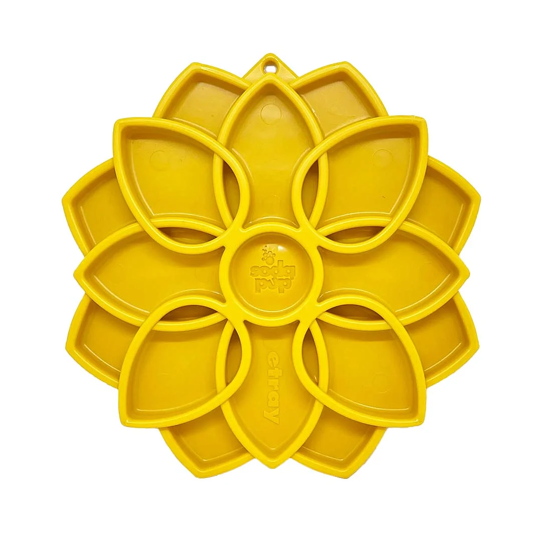 Afbeelding SodaPup Mandala Design Etray – Geel