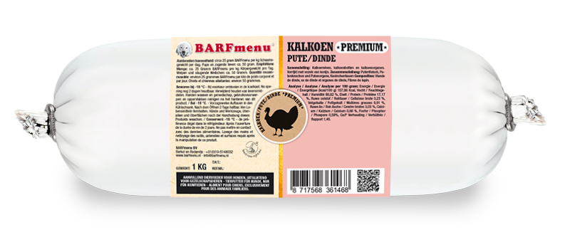 Afbeelding BARFmenu Kalkoen Premium