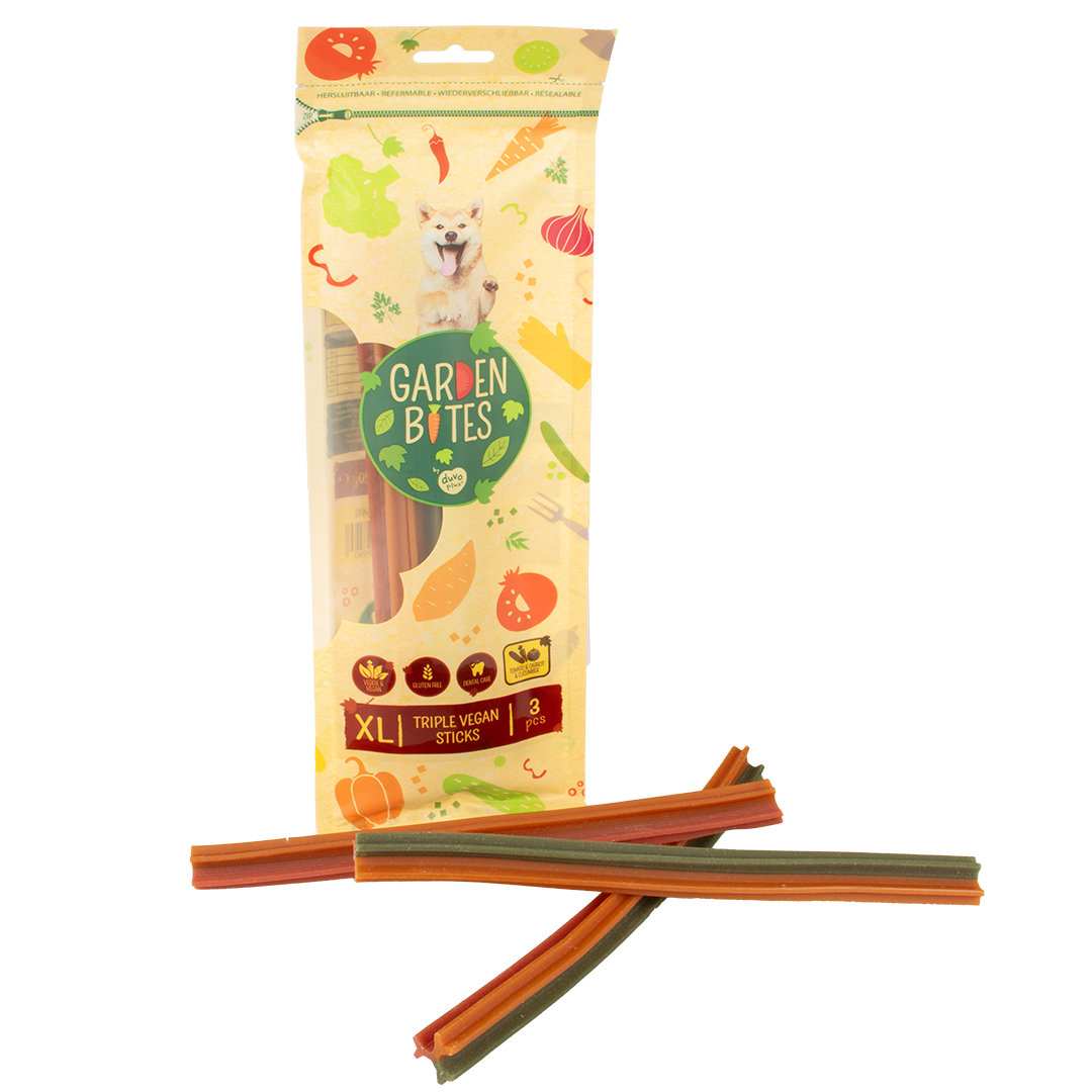 Afbeelding Garden Bites Triple Sticks XL – Snack Hond