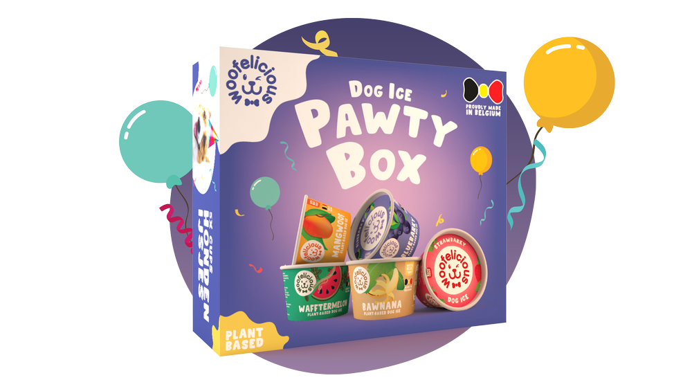 Afbeelding Woofelicious Pawty Box – Hondenijs