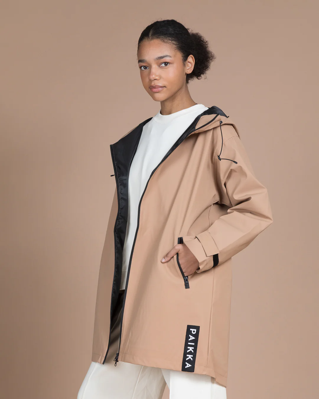 Afbeelding Paikka Human Raincoat Lite Taupe W
