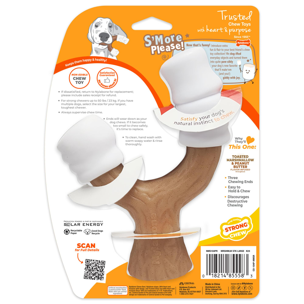 Afbeelding Nylabone – Strong Chew Stick Marshmallow & Peanut Butter Large