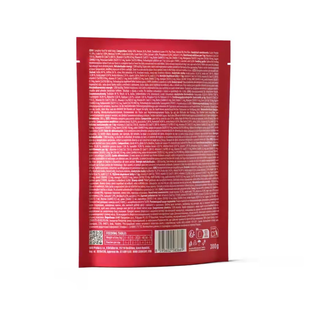 Afbeelding Carnilove New Era Pouch Turkey and Venison with Stawberry Leaves