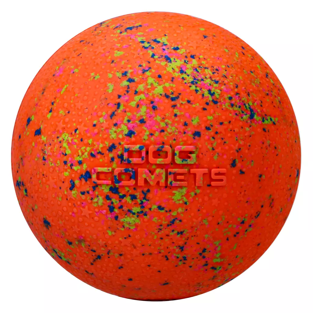 Afbeelding Dog Comets Ball Stardust Oranje M (2-Pack)