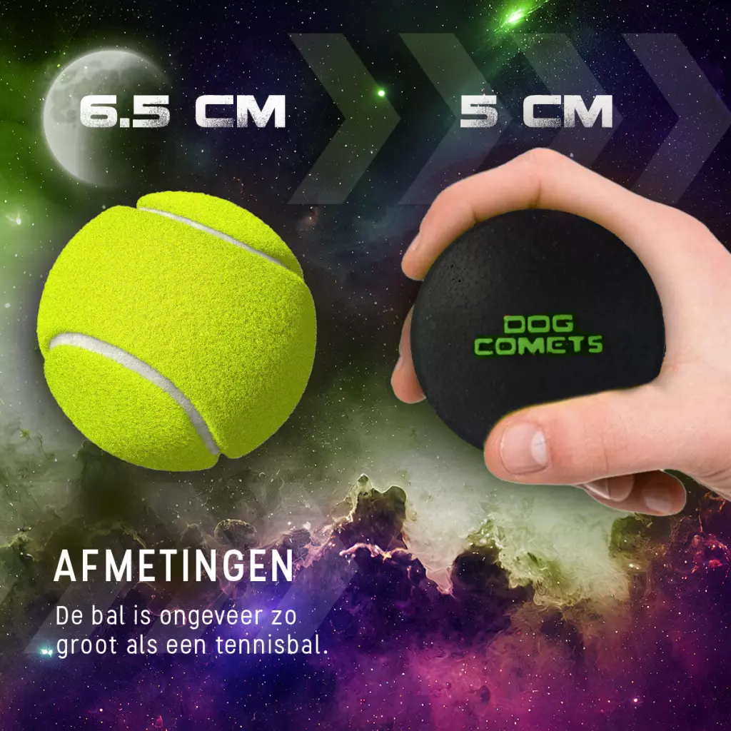 Afbeelding Dog Comets Ball Stardust Groen