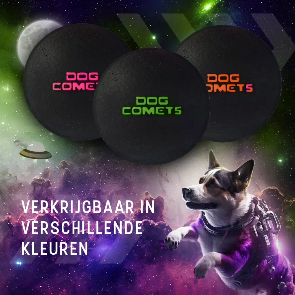Afbeelding Dog Comets Ball Stardust Groen