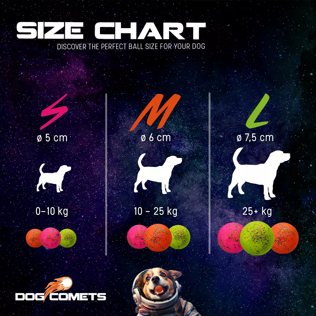 Afbeelding Dog Comets Ball Stardust Groen