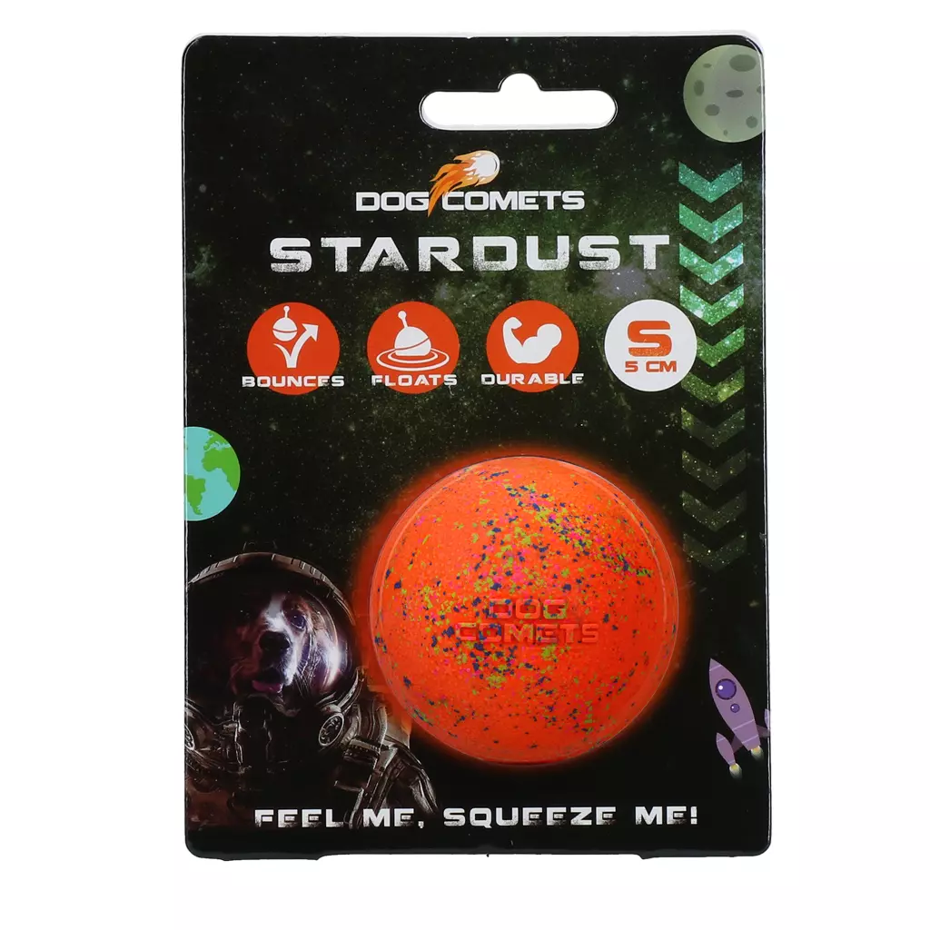 Afbeelding Dog Comets Ball Stardust Oranje