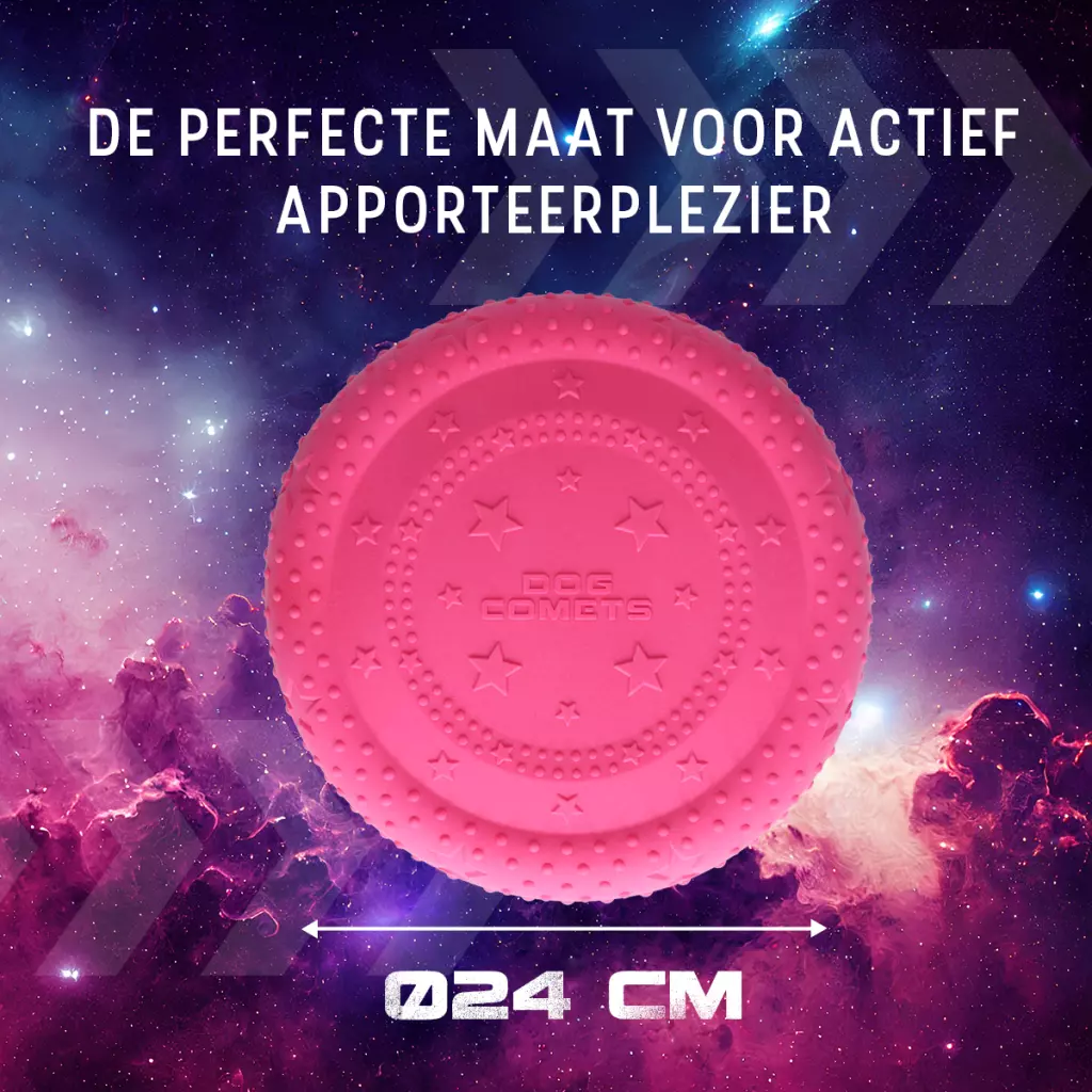 Afbeelding Dog Comets UFO Flyer Roze