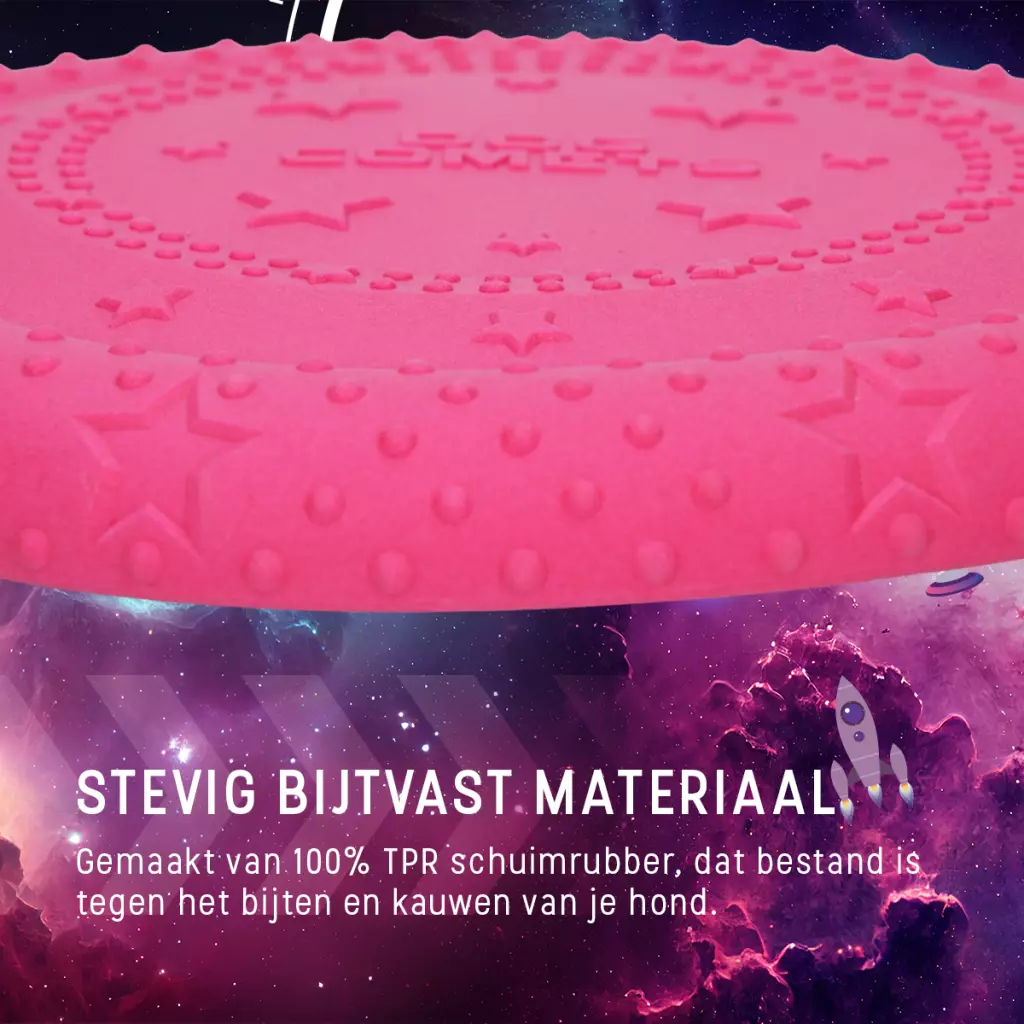 Afbeelding Dog Comets UFO Flyer Roze