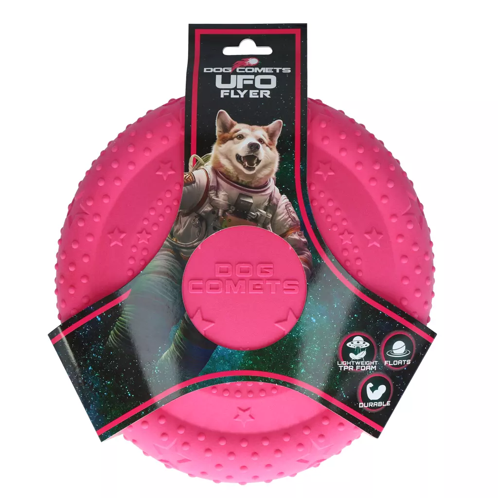 Afbeelding Dog Comets UFO Flyer Roze