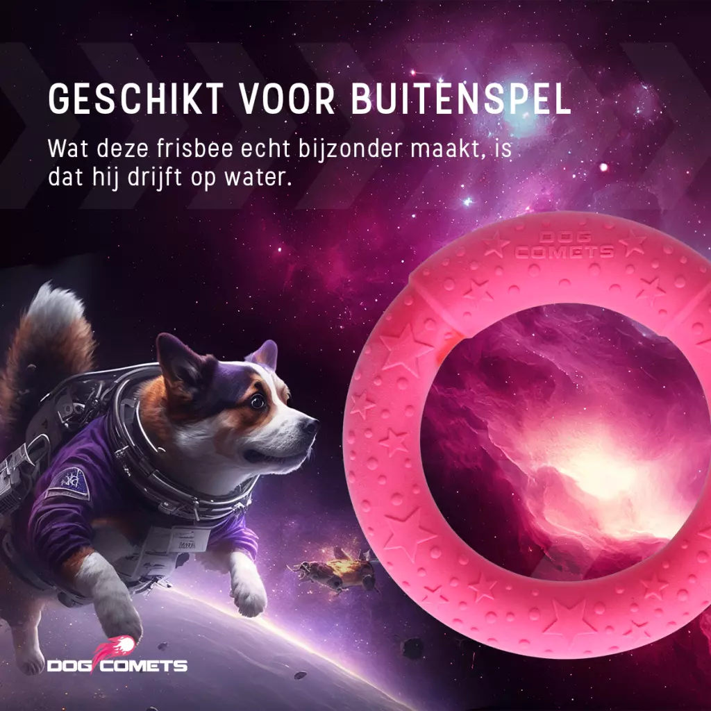 Afbeelding Dog Comets UFO Ring Roze