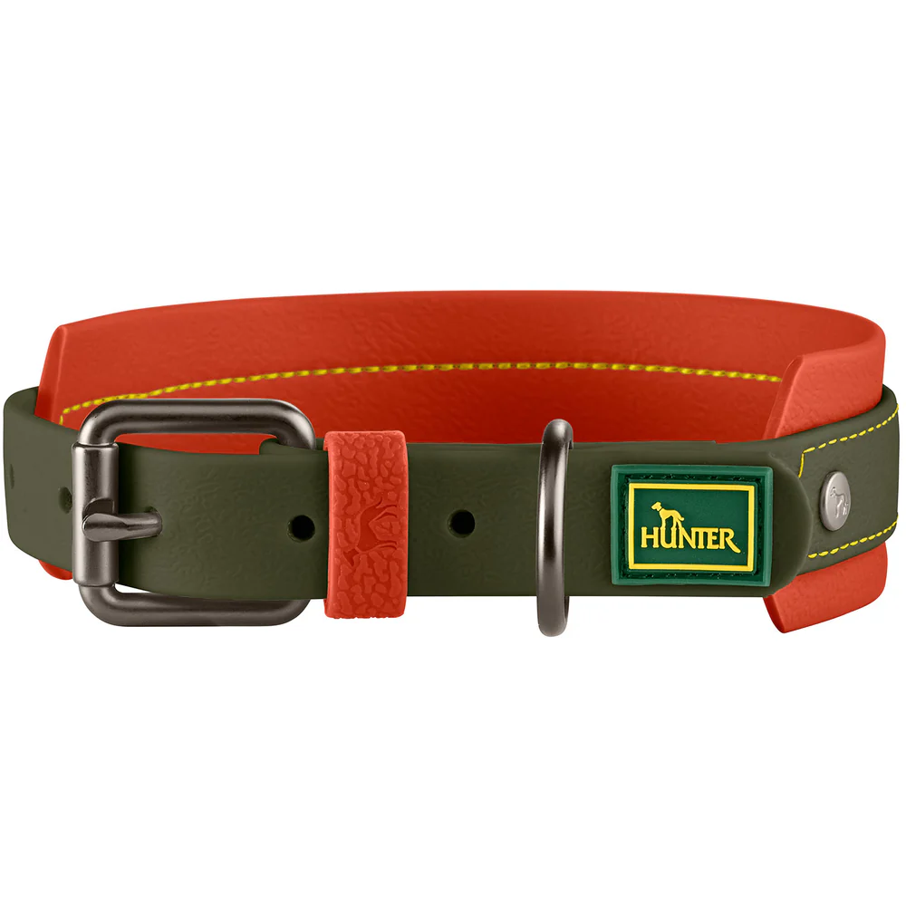 Afbeelding Hunter Collar Havanna Comfort – Green/Orange