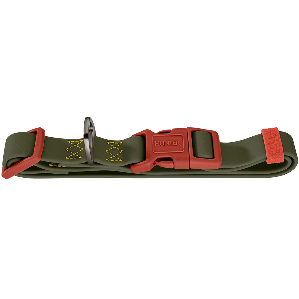 Afbeelding Hunter Collar Havanna Basic – Green/Orange