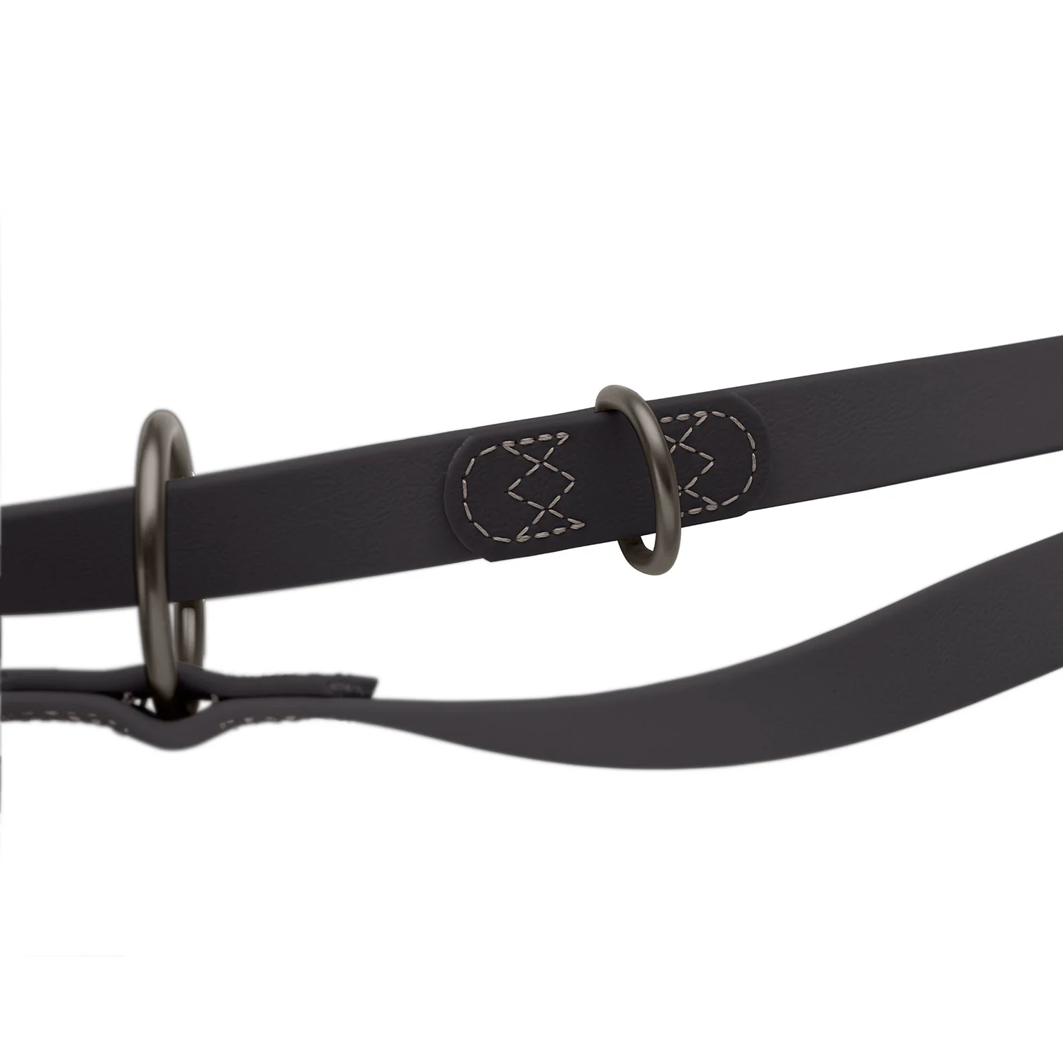 Afbeelding Hunter T-Leash Havanna Plastic Black Met karabijnhaak
