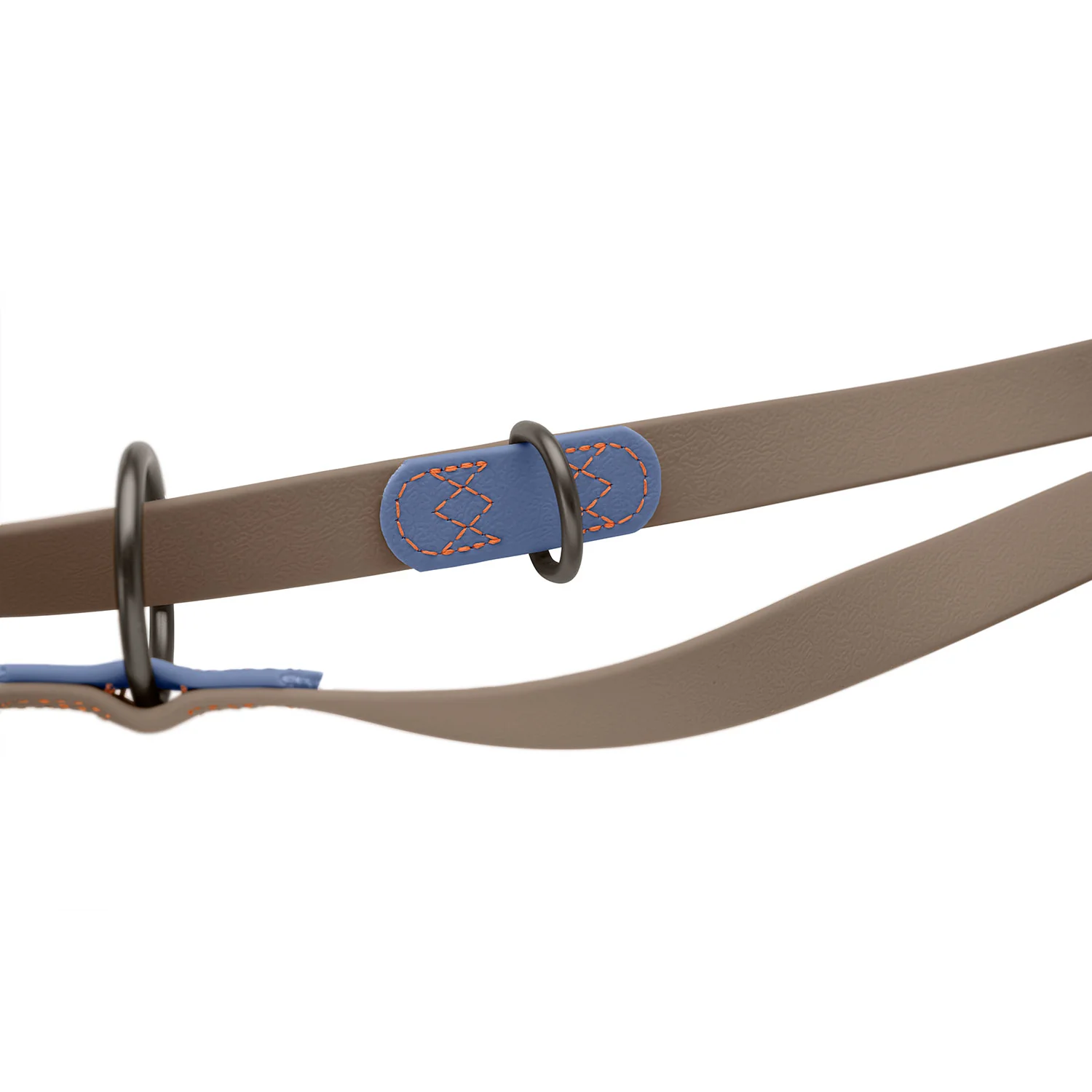 Afbeelding Hunter T-Leash Havanna Plastic Taupe/ Smoky Blue Met Karabijnhaak