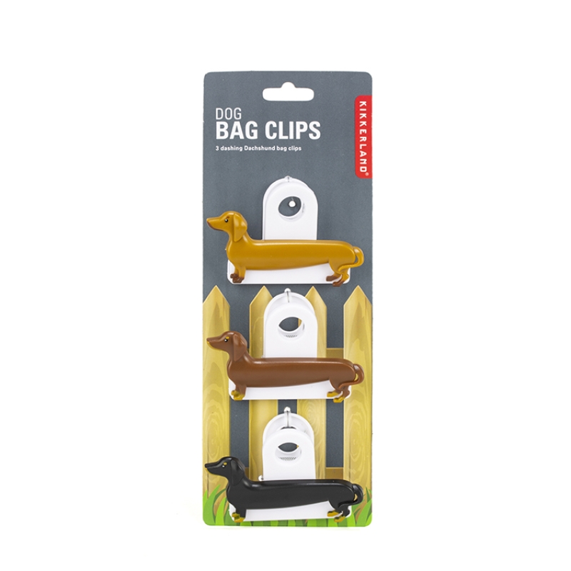 Afbeelding Kikkerland – Teckel Vershoudclips 3 stuks