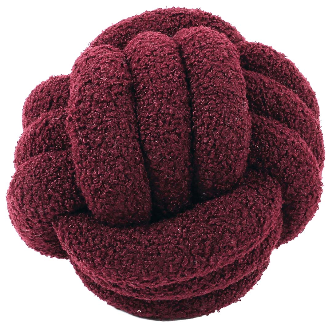 Afbeelding Teddy Ball PUCK Bordeaux – D and D Home