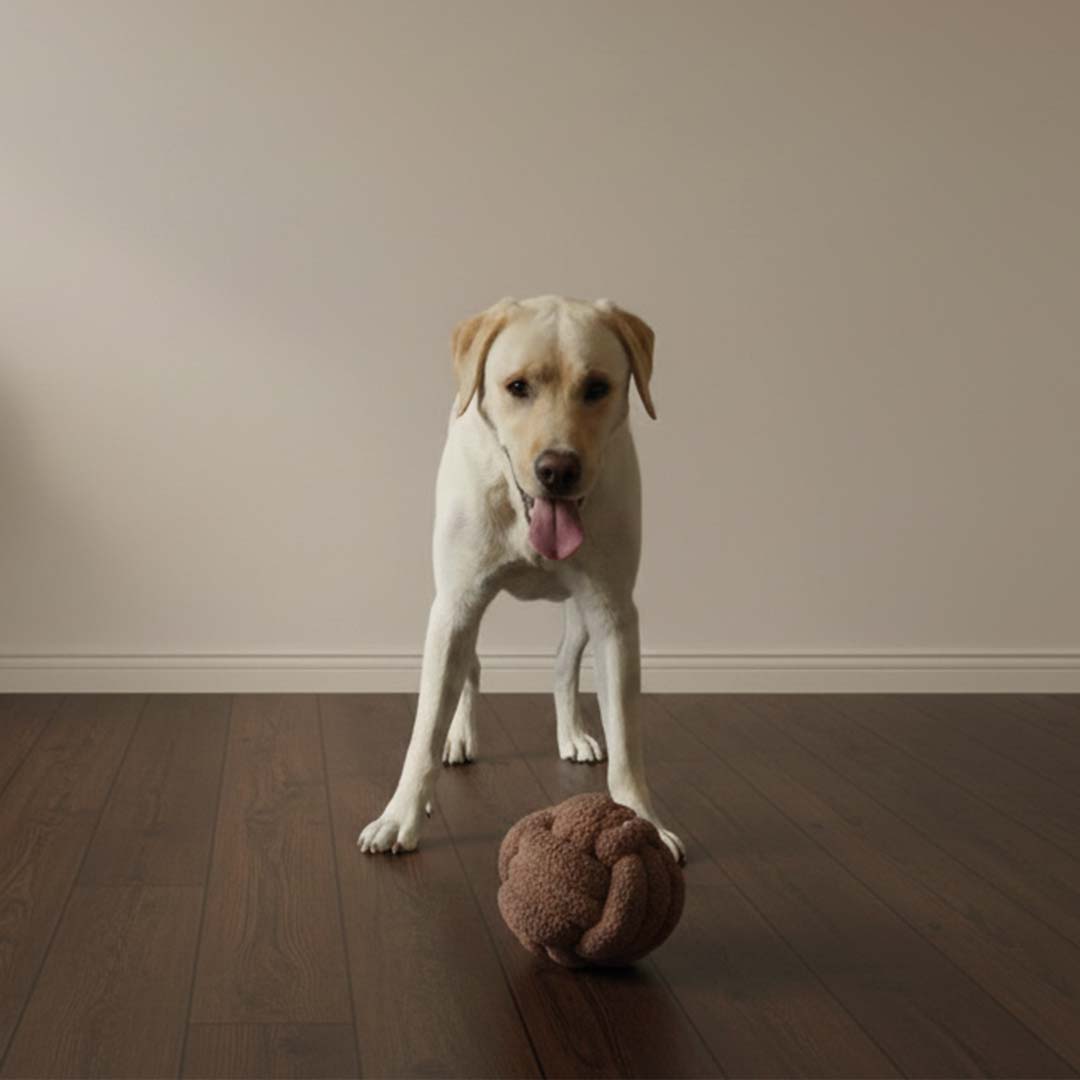 Afbeelding Teddy Ball PUCK Bruin – D and D Home