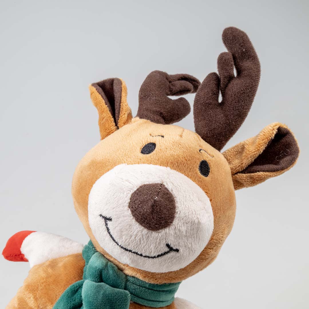 Afbeelding Duvo Plus Kerst Knuffel – Rendier met Lus