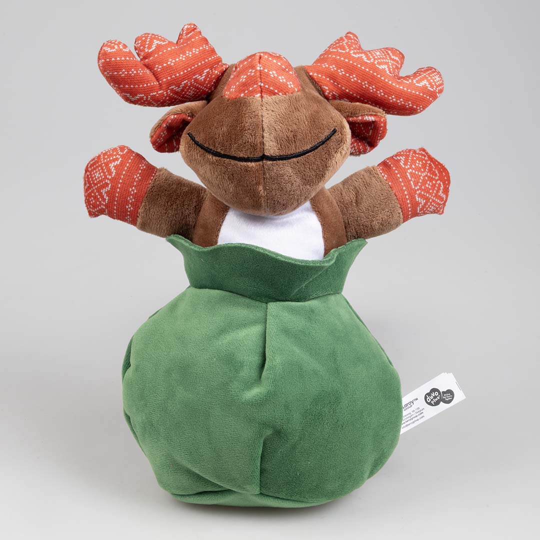 Afbeelding Duvo Plus Kerst Knuffel – Rudolf In Zak