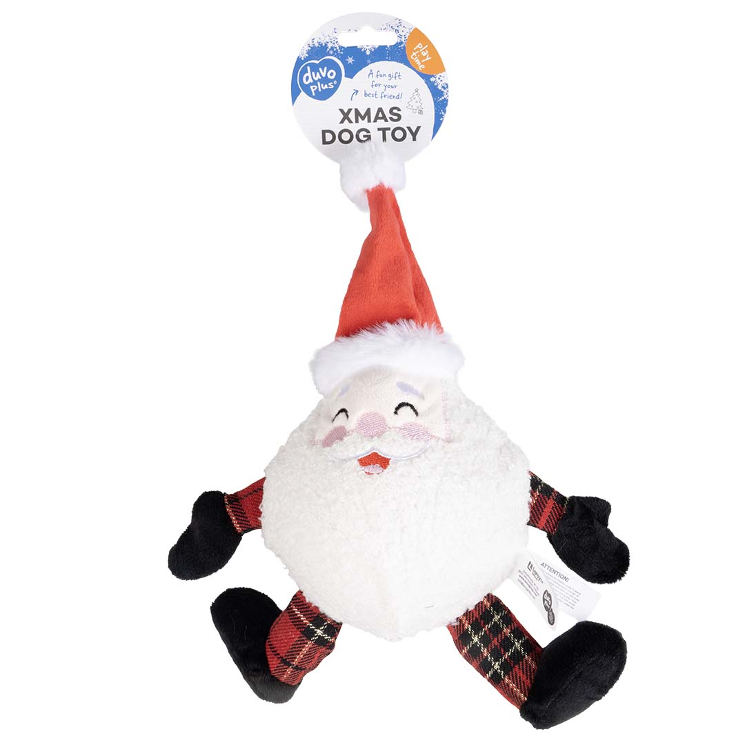 Afbeelding Duvo Plus Kerst Knuffel – Kerstman Bal