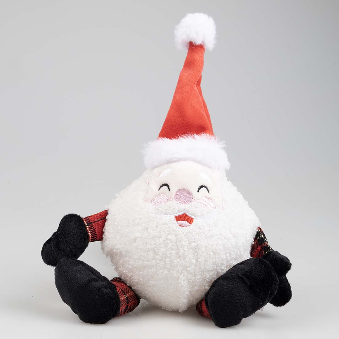 Afbeelding Duvo Plus Kerst Knuffel – Kerstman Bal