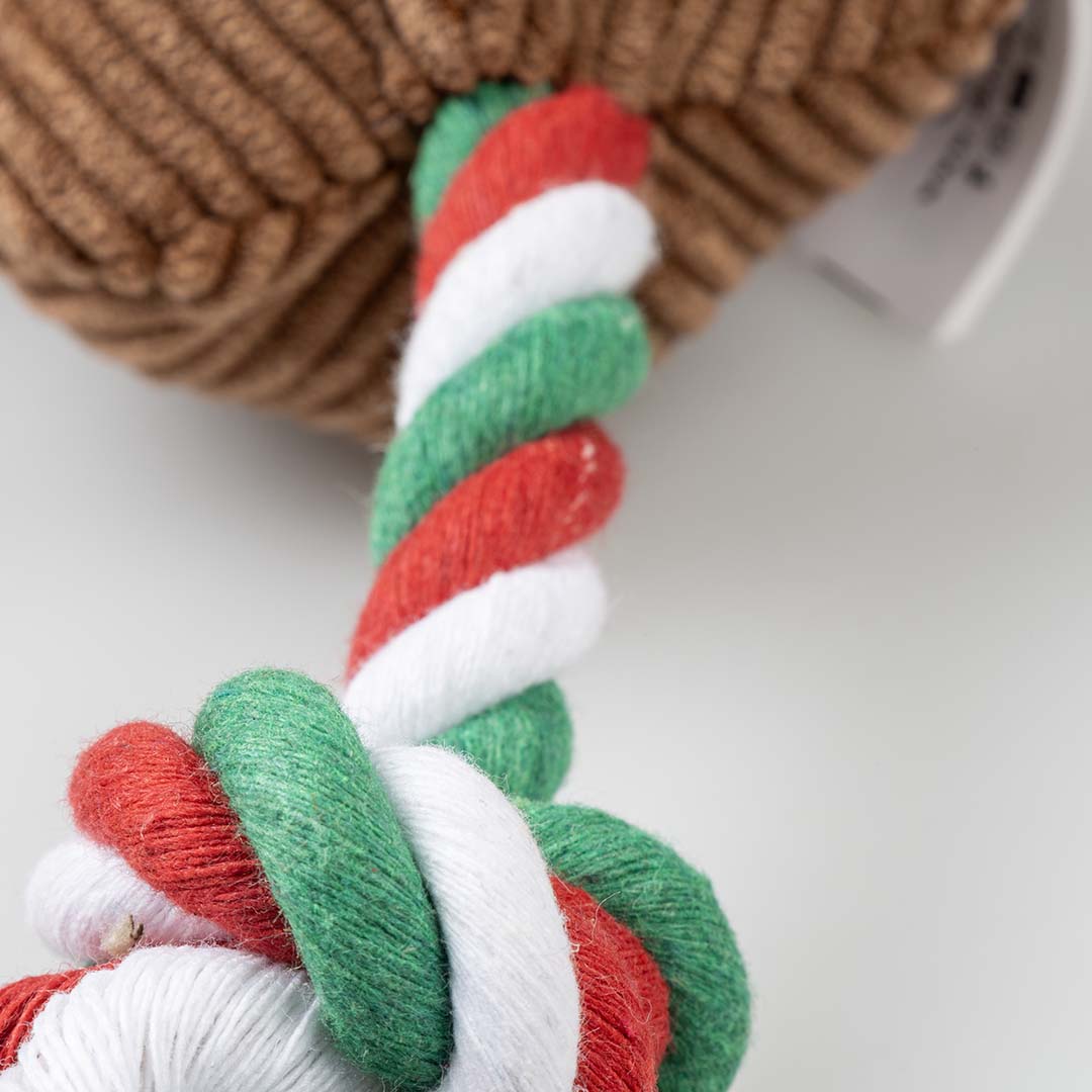 Afbeelding Duvo Plus Kerst Knuffel – Kerstvrienden met Touw