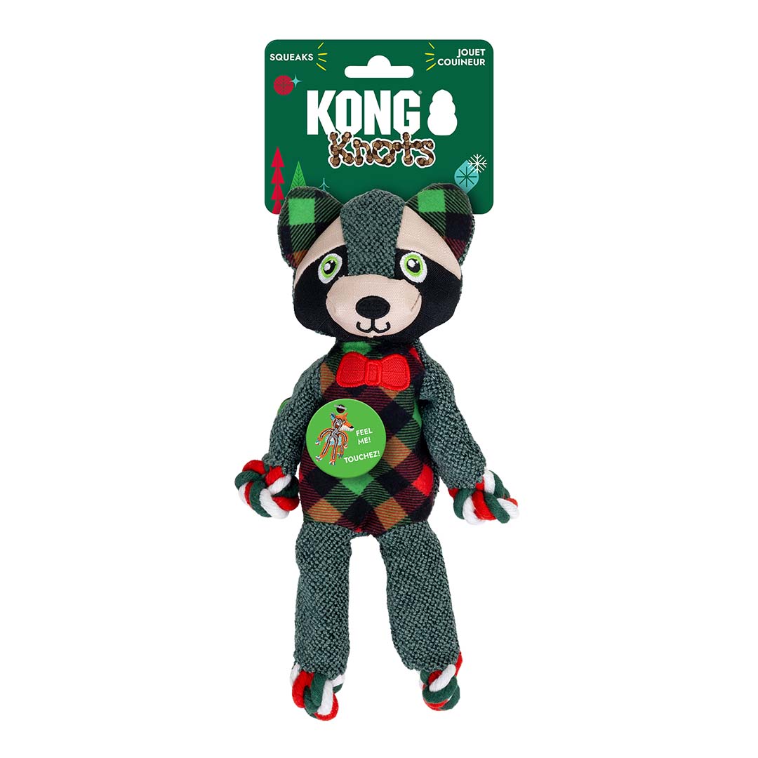 Afbeelding KONG Holiday Floppy Knots Dapper