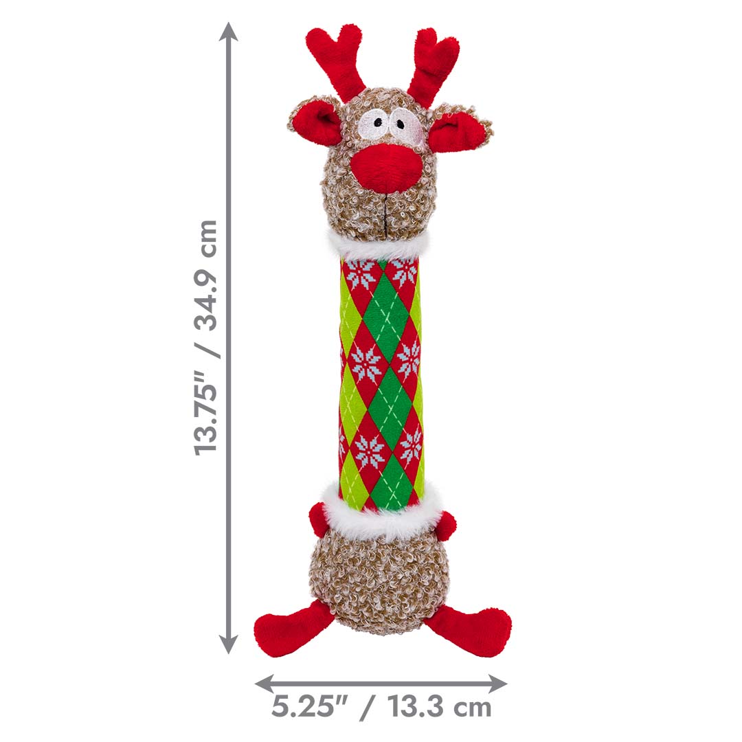 Afbeelding KONG Holiday Shakers Luvs Argyle Reindeer