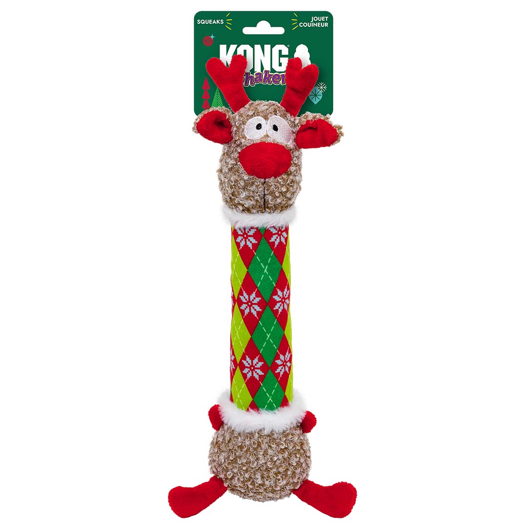 Afbeelding KONG Holiday Shakers Luvs Argyle Reindeer
