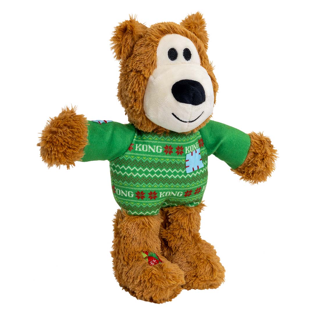 Afbeelding KONG Holiday Wild Knots Sweater Bear Groen