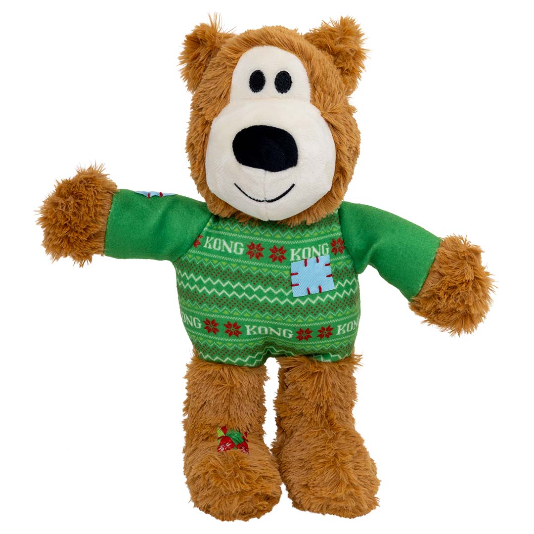 Afbeelding KONG Holiday Wild Knots Sweater Bear Groen